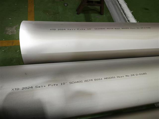 ASTMB161 ASTMB163 Nickel 200 Alloy (UNS N02200)/2.4066 Seamless Nickel Alloy Steel Tube	