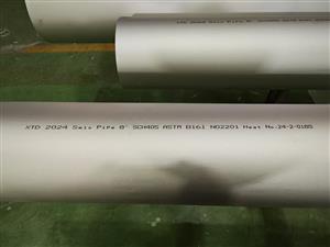 ASTMB161 ASTMB163 Nickel 200 Alloy (UNS N02200)/2.4066 Seamless Nickel Alloy Steel Pipe 