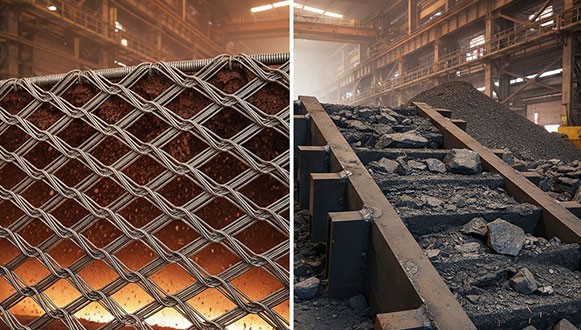 Woven or Welded Screens for High-Temperature Mineral Processing