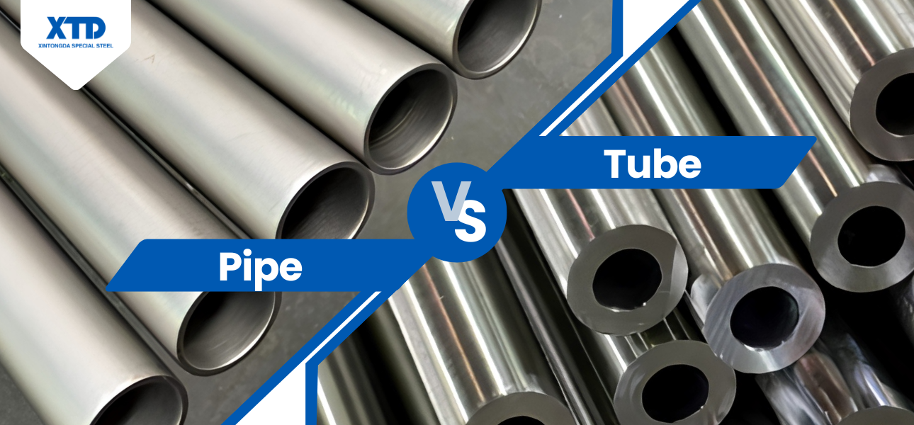 Comparison featured image showing both pipe and tube