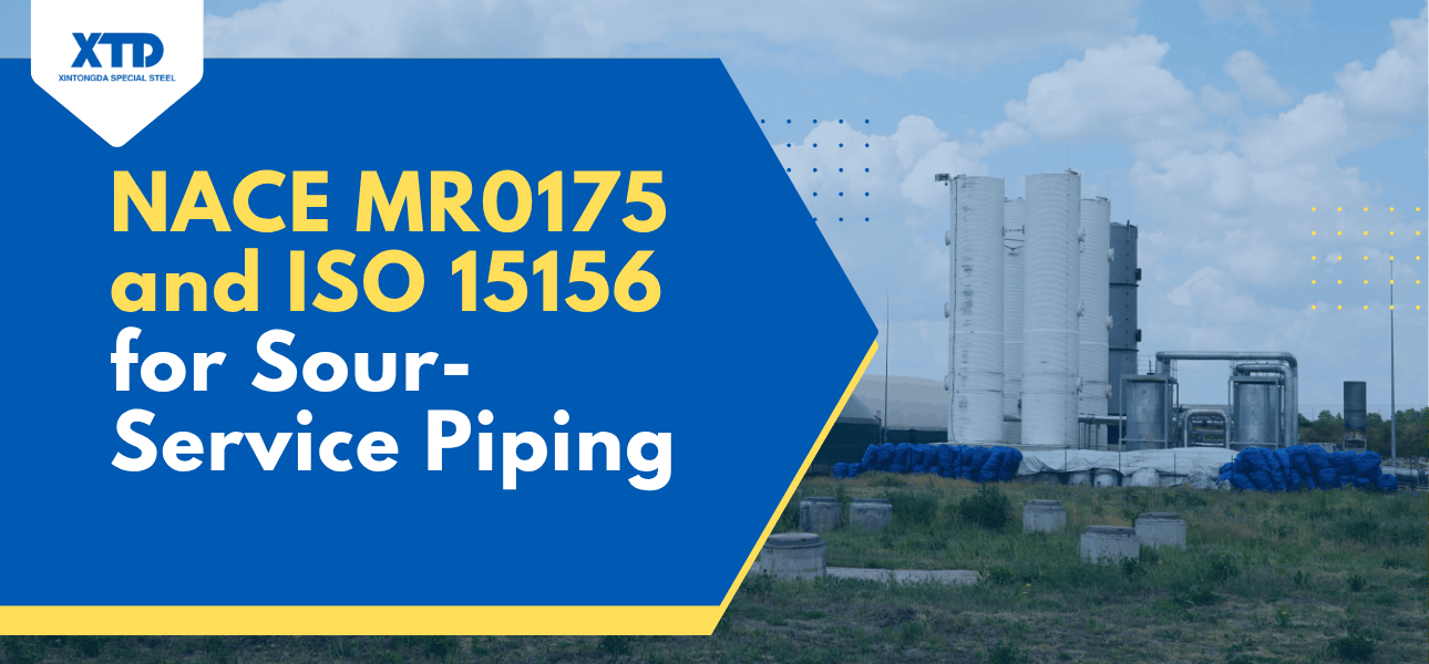 NACE MR0175 and ISO 15156 sour service piping guide with H2S limits and 22 HRC hardness rule