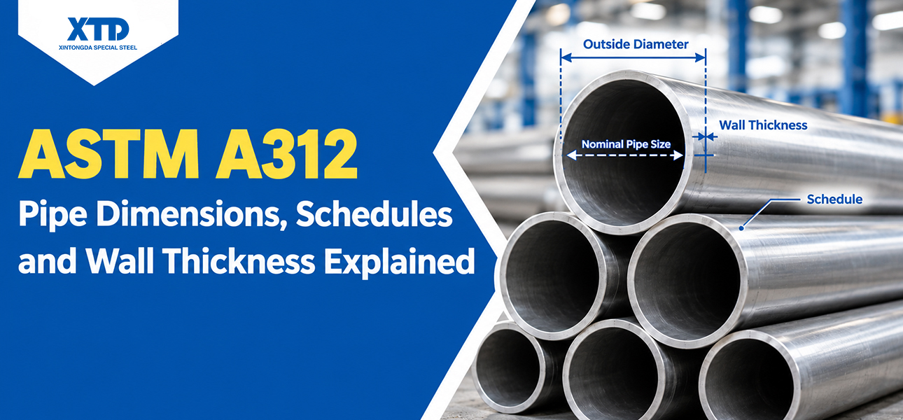 ASTM A312 Pipe Dimensions, Schedules & Wall Thickness