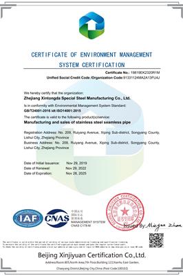 ISO14001:2015 环境管理体系